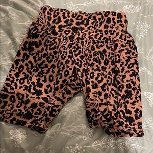 SHEIN Leopard Print Bike Shorts